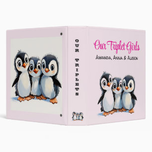 Our Triplet Girls, Custom Baby Organizer, Binder