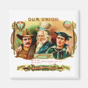 Our Union Vintage Cigar Box Label Magnet