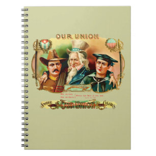 Our Union Vintage Cigar Box Label Notebook