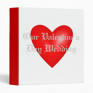 Our Valentine Wedding Binder