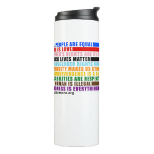 Our Values Are Thermal Tumbler