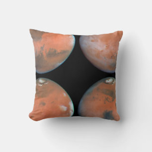our View of Mars In Northern Summer Throw Pillow