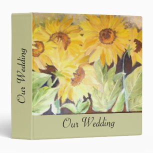 our wedding album Binder