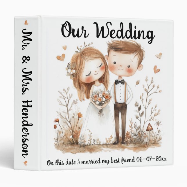 Our Wedding Binder (Front/Spine)