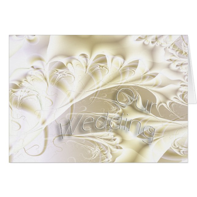 Our Wedding Card - Blank (Front Horizontal)