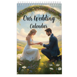 Our Wedding Customisable Calendar, Calendar