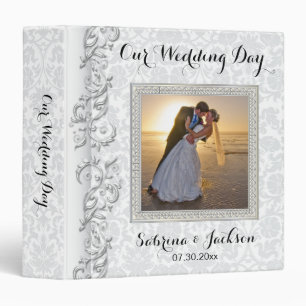 Our Wedding Day Beautiful Damask Binder