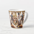 Our Wedding Day Bliss Elegant Latte Mug