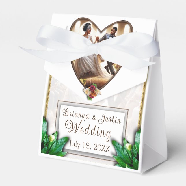 Our Wedding Day Bliss  Favor Box (Front Side)