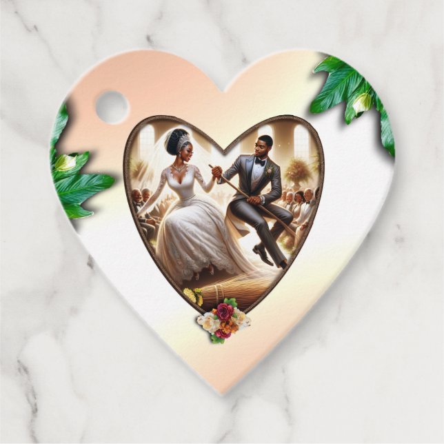 Our Wedding Day Bliss Favour Tags (Front)