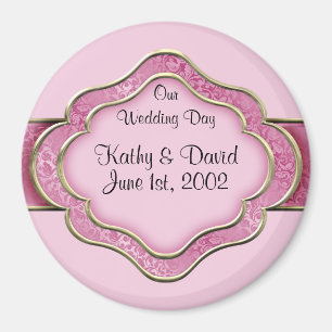 Our Wedding Day (Rose) Magnet