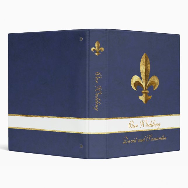 Our Wedding Fleur-de-lis Binder (Background)