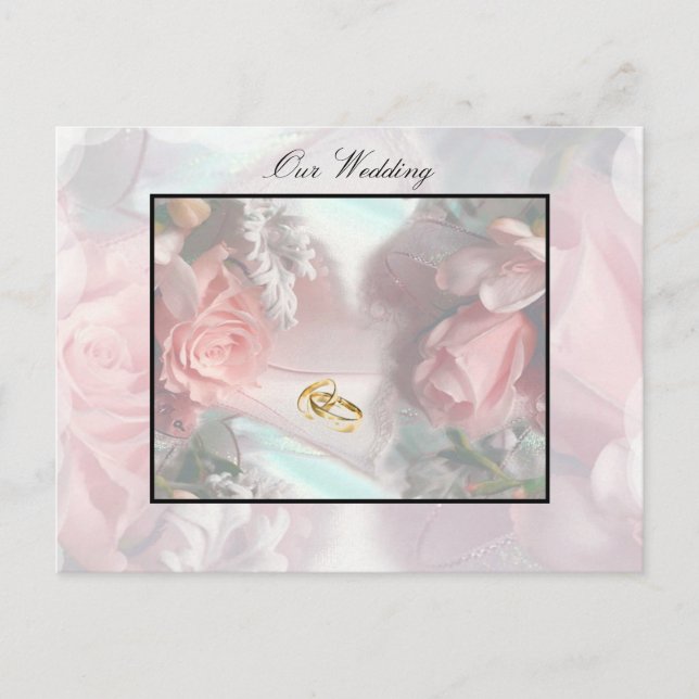 Our Wedding Invitation Postcard (Front)