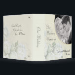 Our Wedding Memories Personalized Photo Album Binder<br><div class="desc">Our Wedding -- Beautiful Romantic Rose Personalized Photo Album,  Scrapbook  Binder.  Add your favourite photo and personalize the text with the happy newlywed's names,  wedding date -- or add your own custom text.  Makes a lovely and unique gift for the special bride and groom.</div>