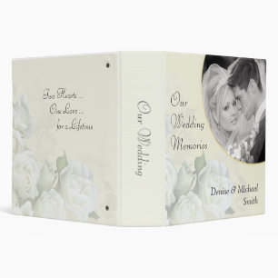 Our Wedding Memories Personalized Photo Album Binder