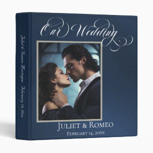 Our Wedding Photo Mountain Album - Blue Binder