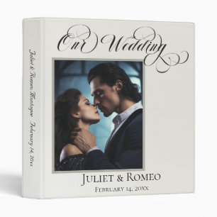Our Wedding Photo Mountain Album - Ivory Binder