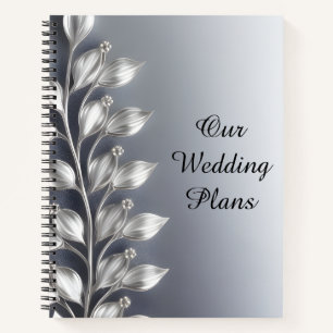 Our Wedding Plans Journal 8.5" x 11" Notebook
