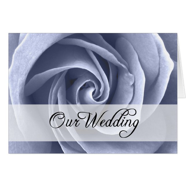 Our Wedding : Purple Rose : (Front Horizontal)