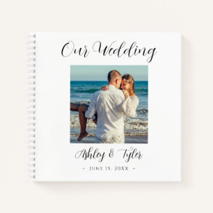 Our Wedding, Script Names, Date, Photo Guest Book