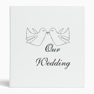 Our WeddingLove Doves Binder