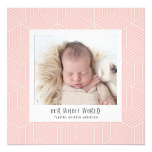 Our whole world instant photo geometric