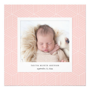 Our whole world instant photo geometric print