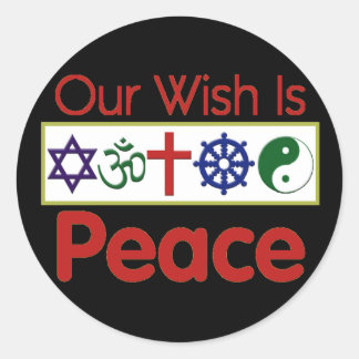 Our Wish Is PEACE Sticker