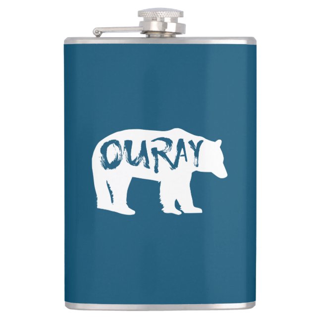 Ouray Bear Hip Flask (Front)