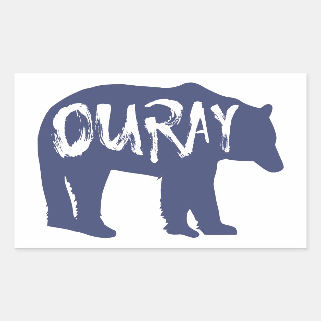 Ouray Bear Sticker (Front)