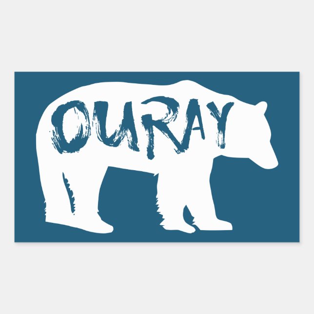 Ouray Bear Sticker (Front)