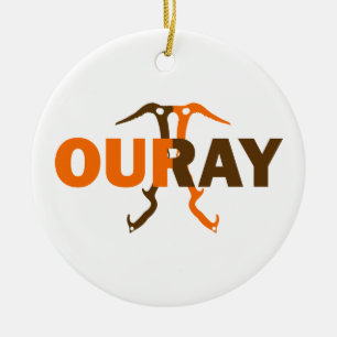 Ouray Colorado Ceramic Ornament