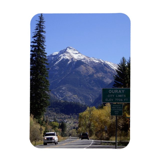 Ouray, Colorado City Limits Sign Magnet (Vertical)