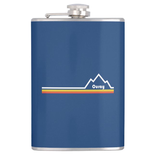 Ouray, Colorado Hip Flask (Front)
