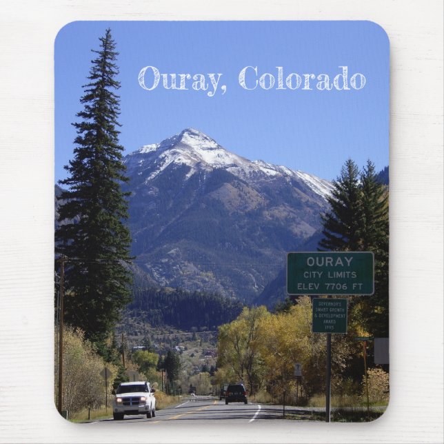 Ouray Colorado Mouse Pad (Front)