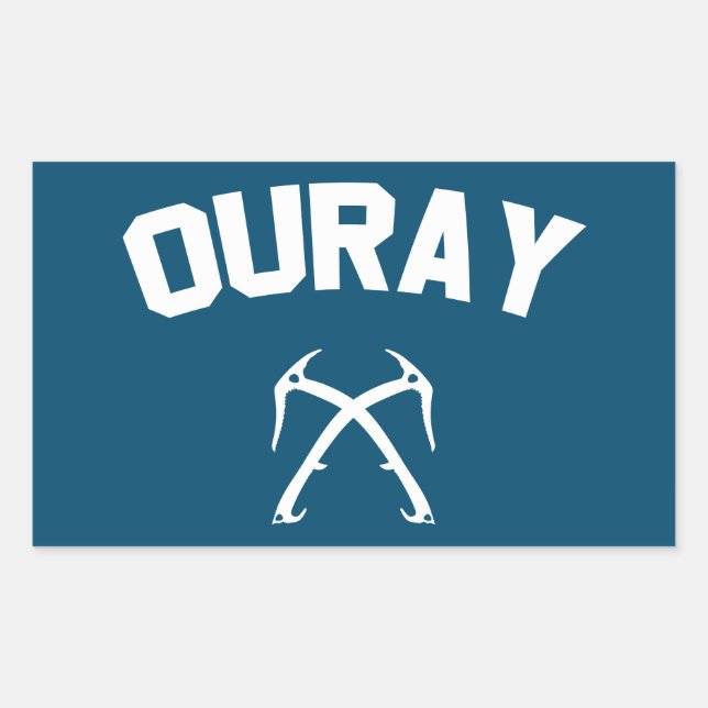 Ouray Ice Climbing Sticker (Front)
