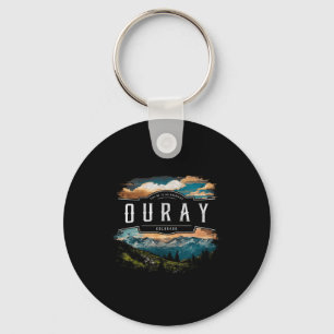 Ouray Mountains Colorado Hiking Outdoors Vintage Keychain