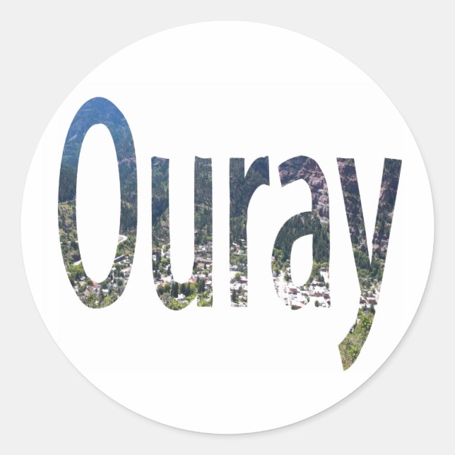 Ouray Sticker (Front)