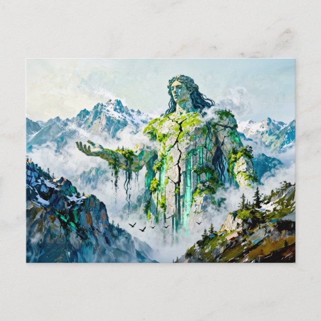Ourea Primordial Spirits of the Mountains from Gre Postcard (Front)