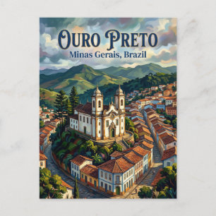 Ouro Preto Brazil Postcard