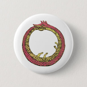 Ouroboros 2 Inch Round Button