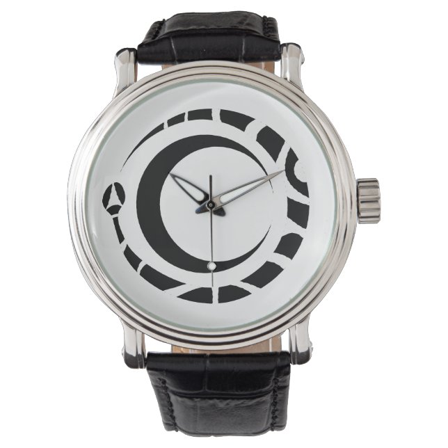 ouroboros and moon  watch (Front)