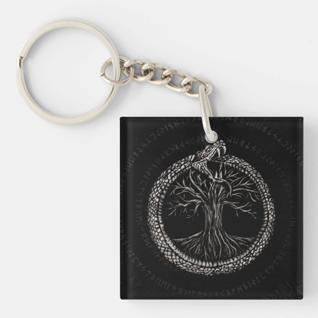 Ouroboros avec l'arbre de la vie (Devant)