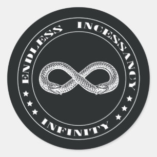 Ouroboros Classic Round Sticker