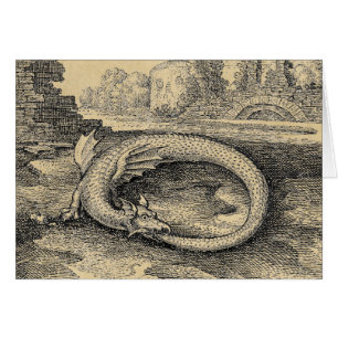 Ouroboros Dragon Biting it's Own Tail