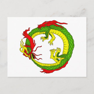 Ouroboros Dragon Postcard