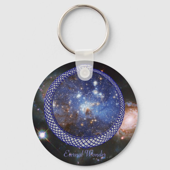 Ouroboros Galaxy - Keychain (Front)