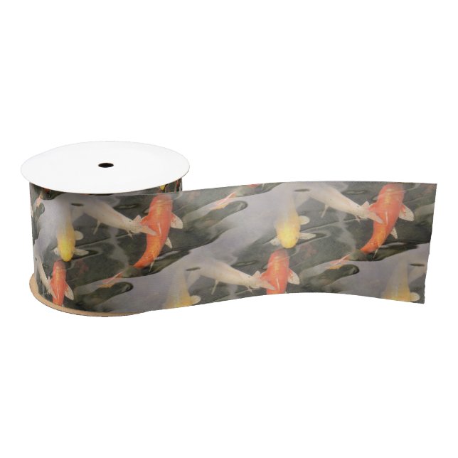 Ouroboros koi satin ribbon (Spool)