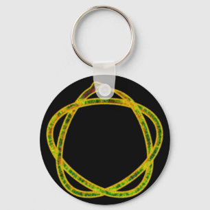 Ouroboros Pentagram Keychain