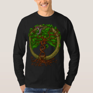 Ouroboros Snake Tree Of Life T-Shirt